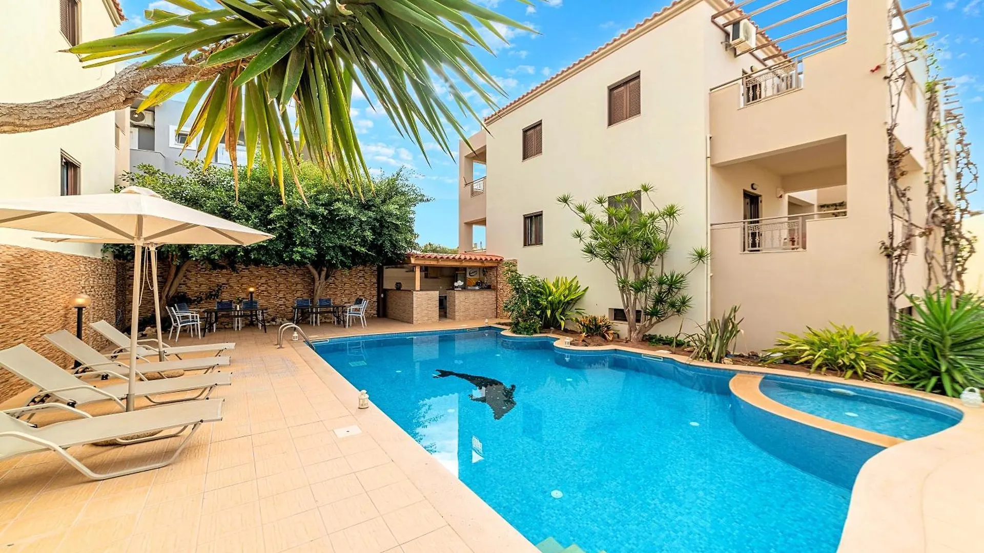 Azure Horizon Villa Heated Pool Beach At 550 M Rethymno   Rethymno (Crete)
