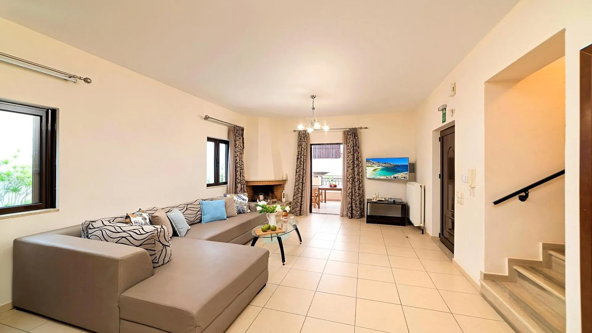 Azure Horizon Villa Heated Pool Beach At 550 M Rethymno  Rethymno (Crete)